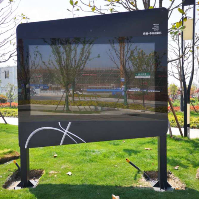 几何户显 新疆乌鲁木齐户外广告机的革新与应用